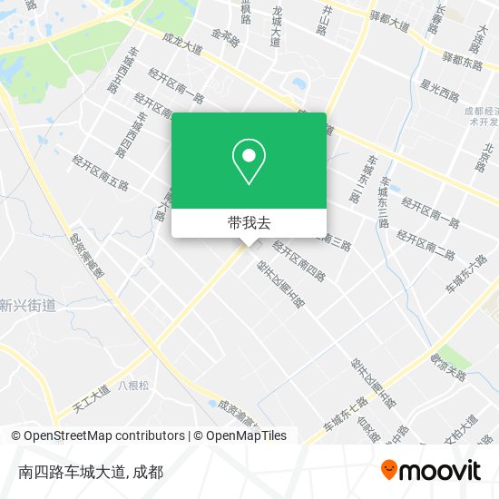 南四路车城大道地图
