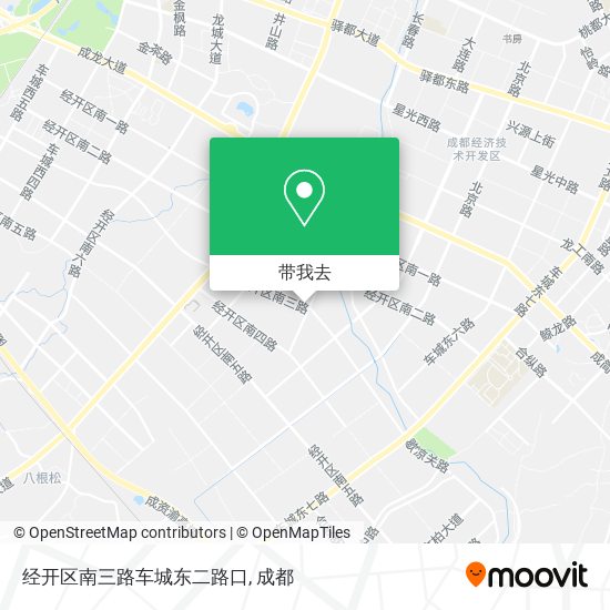 经开区南三路车城东二路口地图