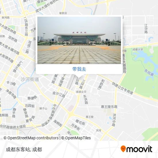 成都东客站地图