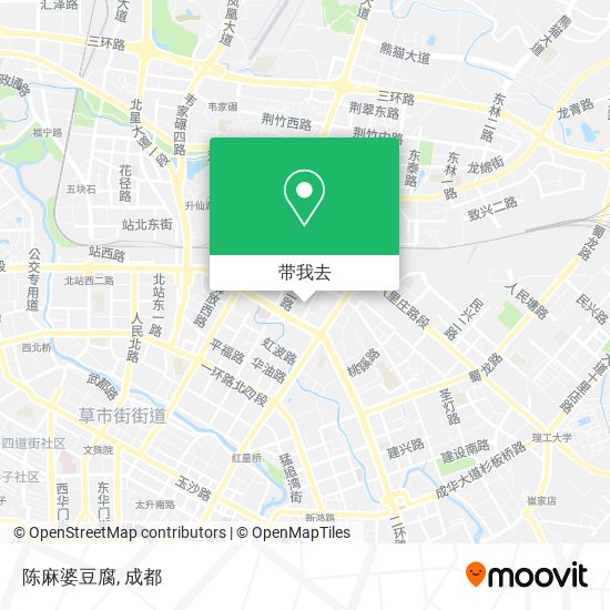 陈麻婆豆腐地图
