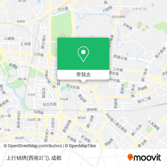 上行锦绣(西南2门)地图