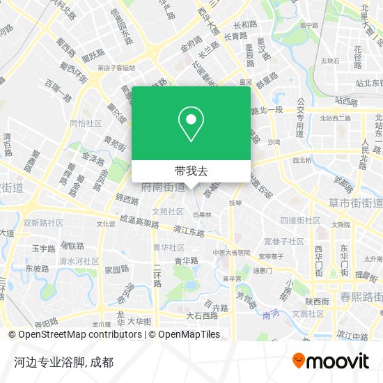 河边专业浴脚地图