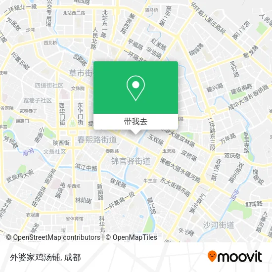 外婆家鸡汤铺地图