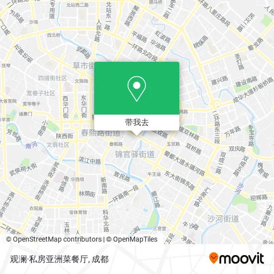 观澜·私房亚洲菜餐厅地图