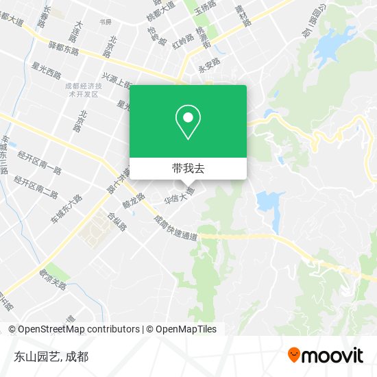 东山园艺地图