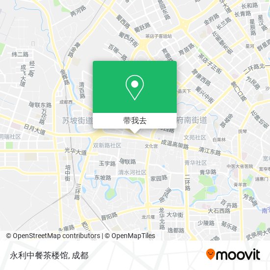 永利中餐茶楼馆地图