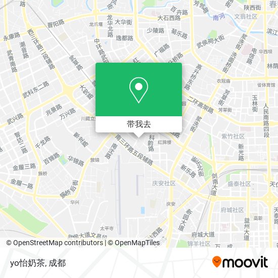 yo怡奶茶地图
