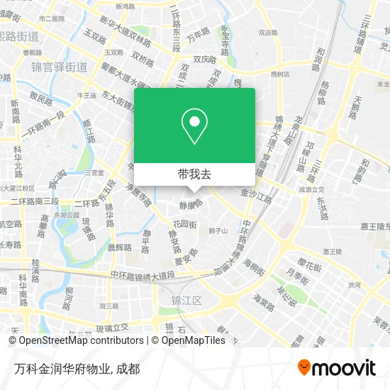 万科金润华府物业地图