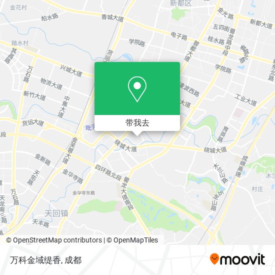 万科金域缇香地图