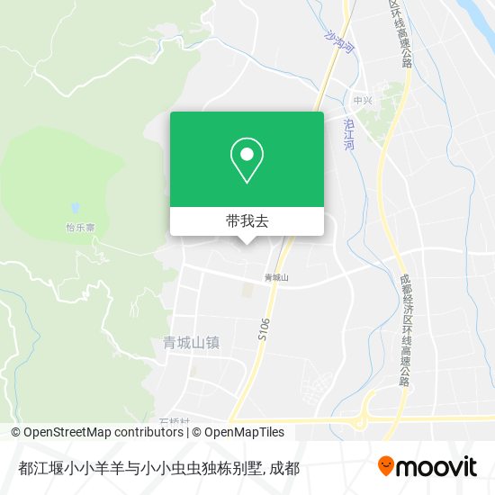 都江堰小小羊羊与小小虫虫独栋别墅地图