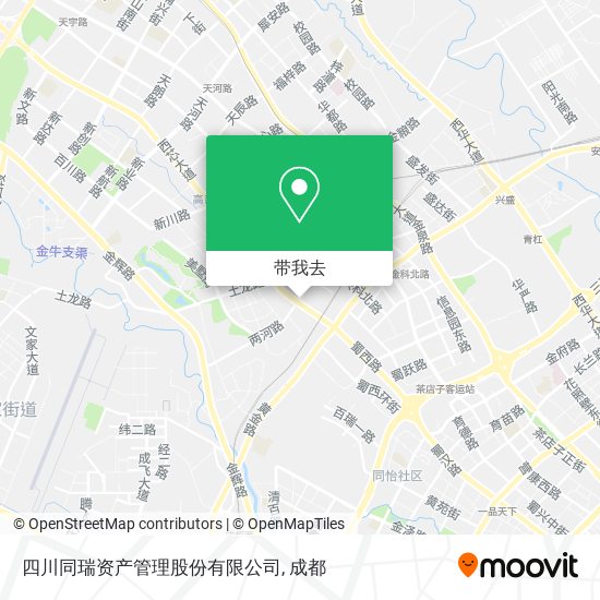 四川同瑞资产管理股份有限公司地图
