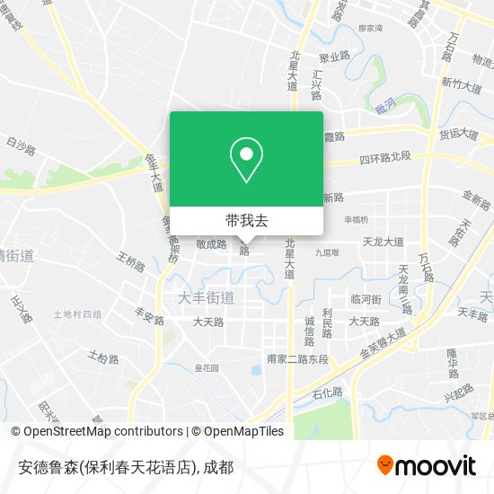 安德鲁森(保利春天花语店)地图