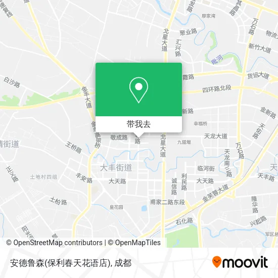 安德鲁森(保利春天花语店)地图