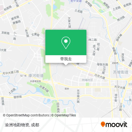 渝洲地勘物资地图