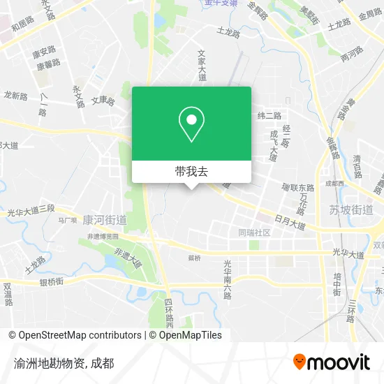 渝洲地勘物资地图
