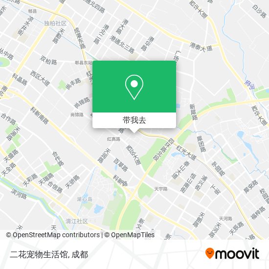 二花宠物生活馆地图