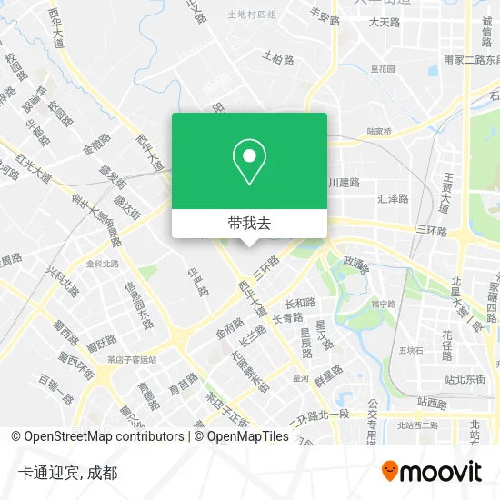 卡通迎宾地图
