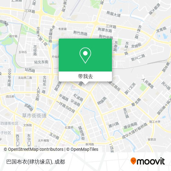 巴国布衣(肆坊缘店)地图
