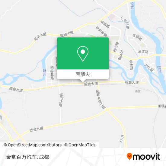 金堂百万汽车地图