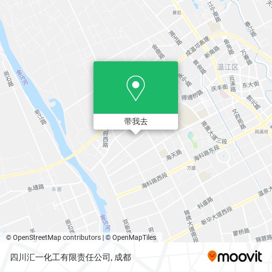 四川汇一化工有限责任公司地图