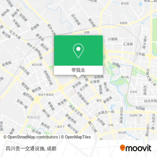 四川贵一交通设施地图