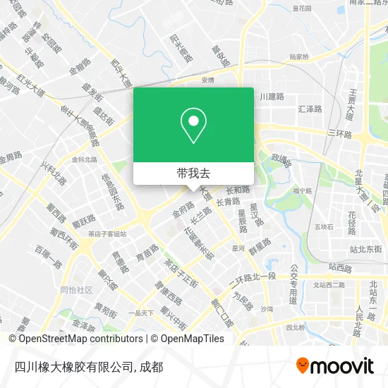 四川橡大橡胶有限公司地图
