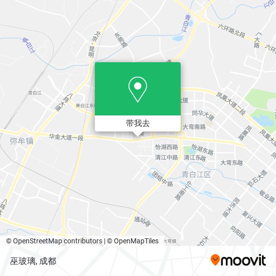 巫玻璃地图