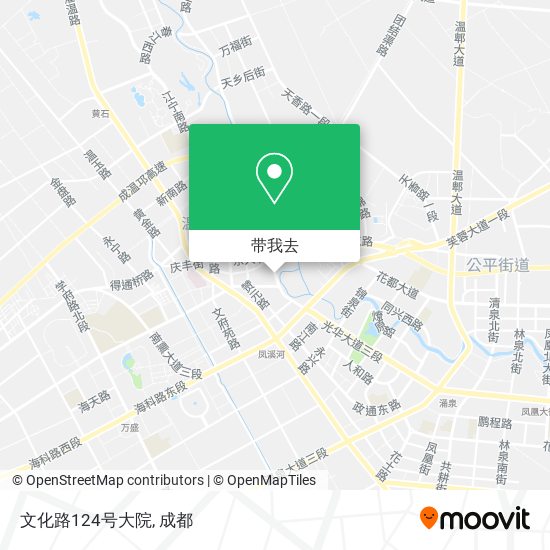 文化路124号大院地图