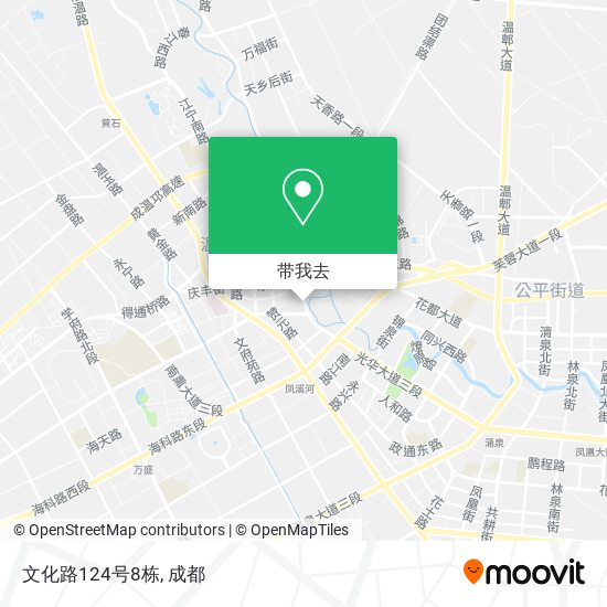 文化路124号8栋地图
