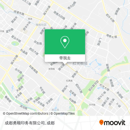 成都勇顺印务有限公司地图
