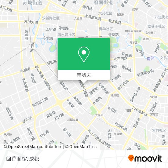 回香面馆地图