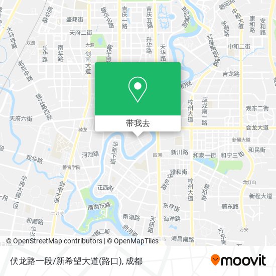 伏龙路一段/新希望大道(路口)地图