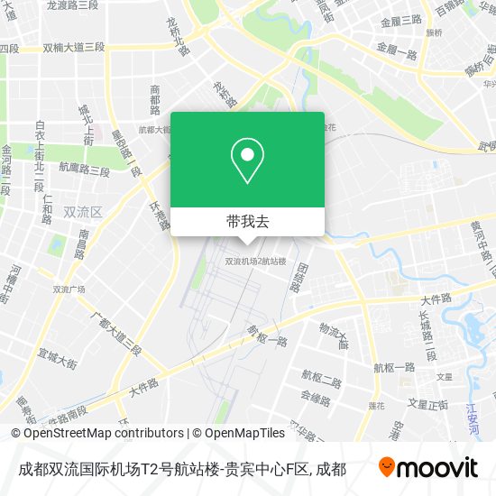 成都双流国际机场T2号航站楼-贵宾中心F区地图