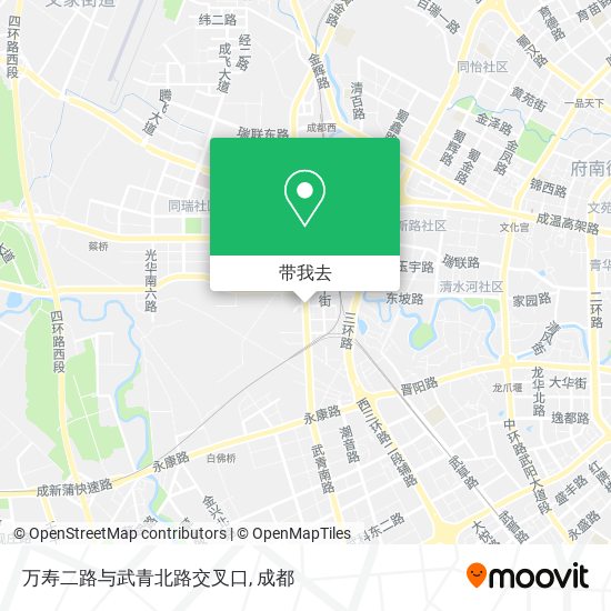 万寿二路与武青北路交叉口地图