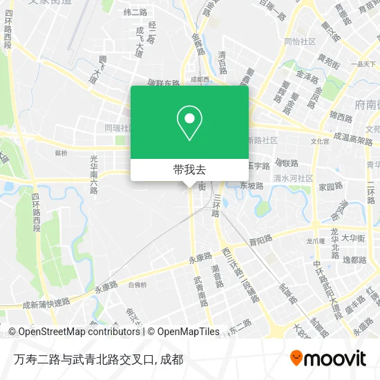 万寿二路与武青北路交叉口地图