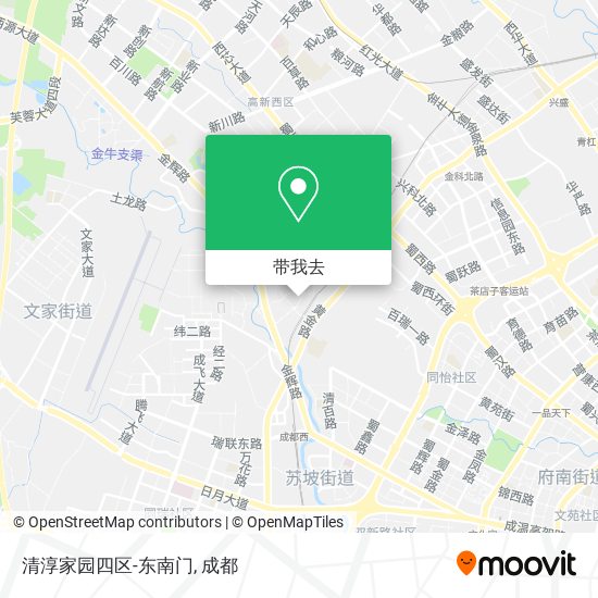 清淳家园四区-东南门地图