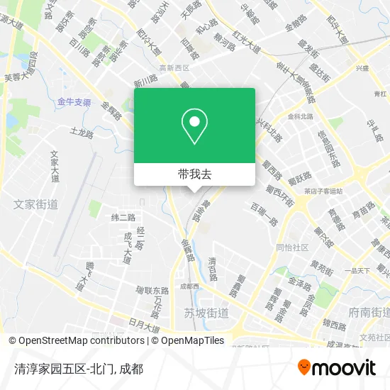 清淳家园五区-北门地图