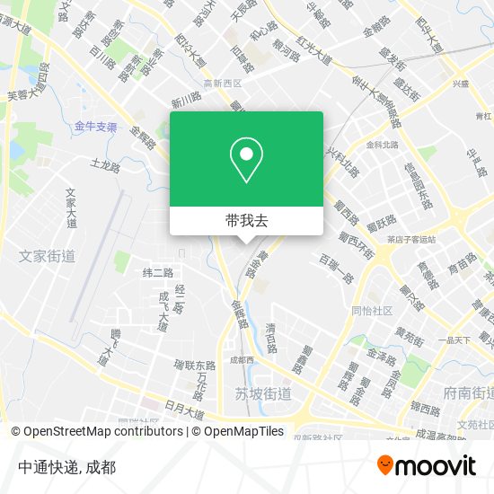 中通快递地图