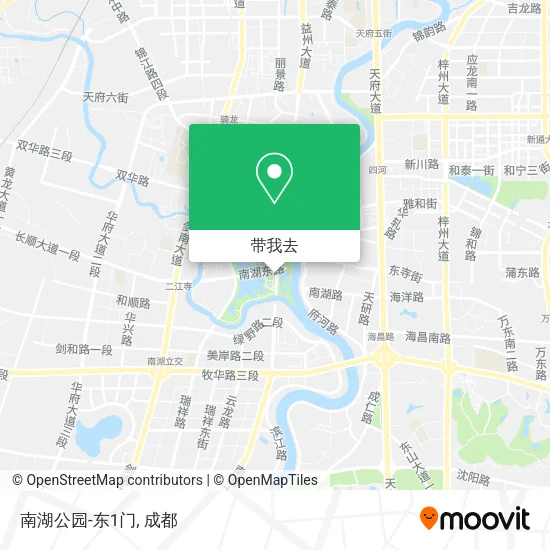 南湖公园-东1门地图