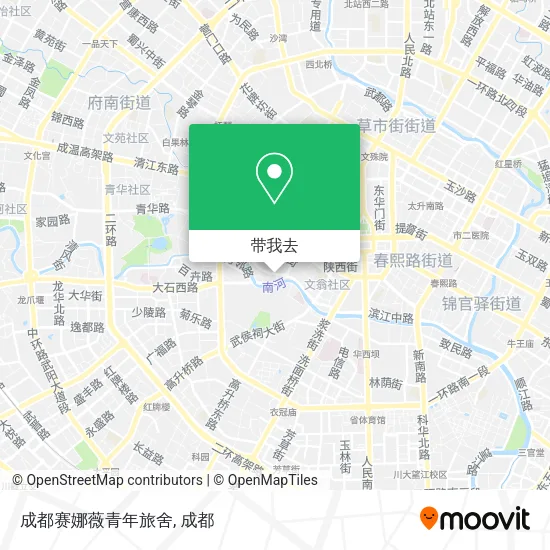 成都赛娜薇青年旅舍地图