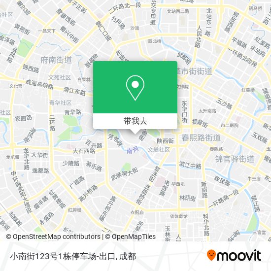 小南街123号1栋停车场-出口地图