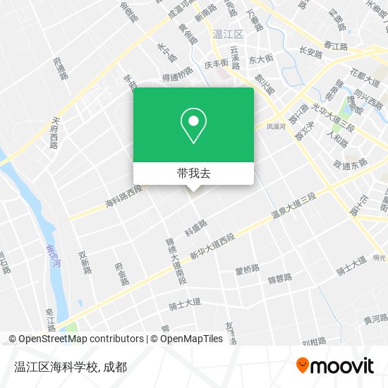 温江区海科学校地图