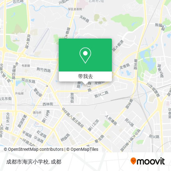 成都市海滨小学校地图