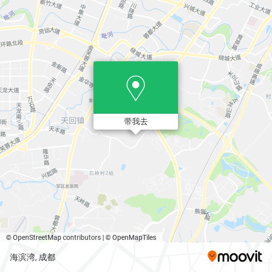 海滨湾地图