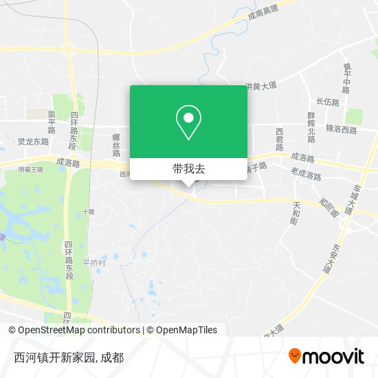 西河镇开新家园地图