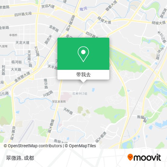 翠微路地图