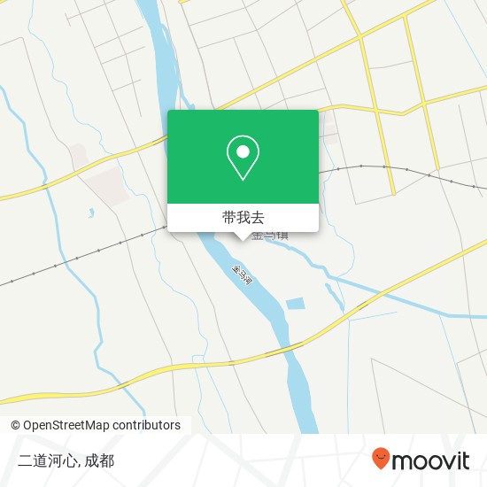 二道河心地图