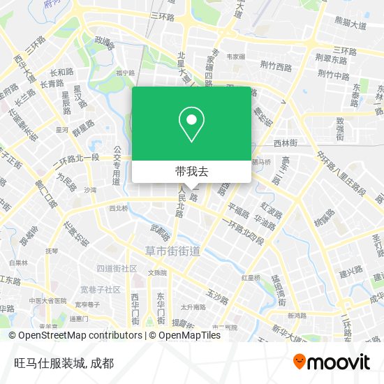 旺马仕服装城地图