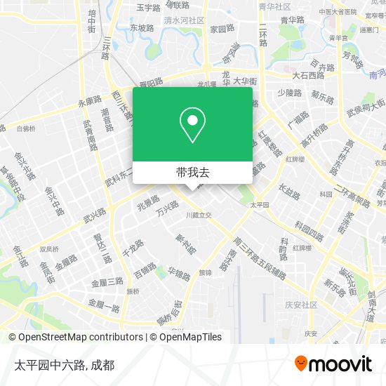 太平园中六路地图