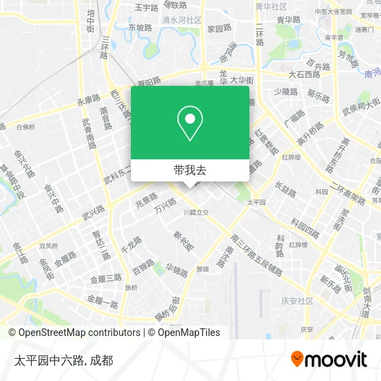 太平园中六路地图